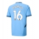 Manchester City Rodri Hernandez #16 Replike Domaci Dres 2024-25 Kratak Rukav